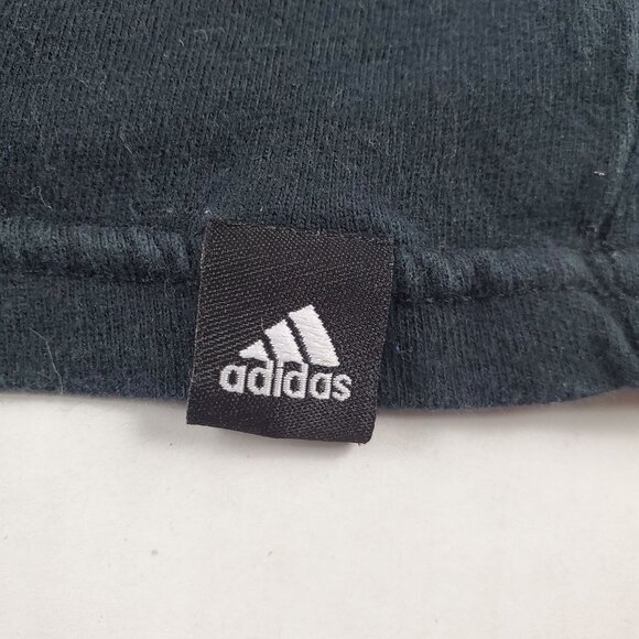 Adidas Boy's Black Earn Your Stripes Faux Layered L/S Graphic Tee Size 4‎ - Picture 4 of 6